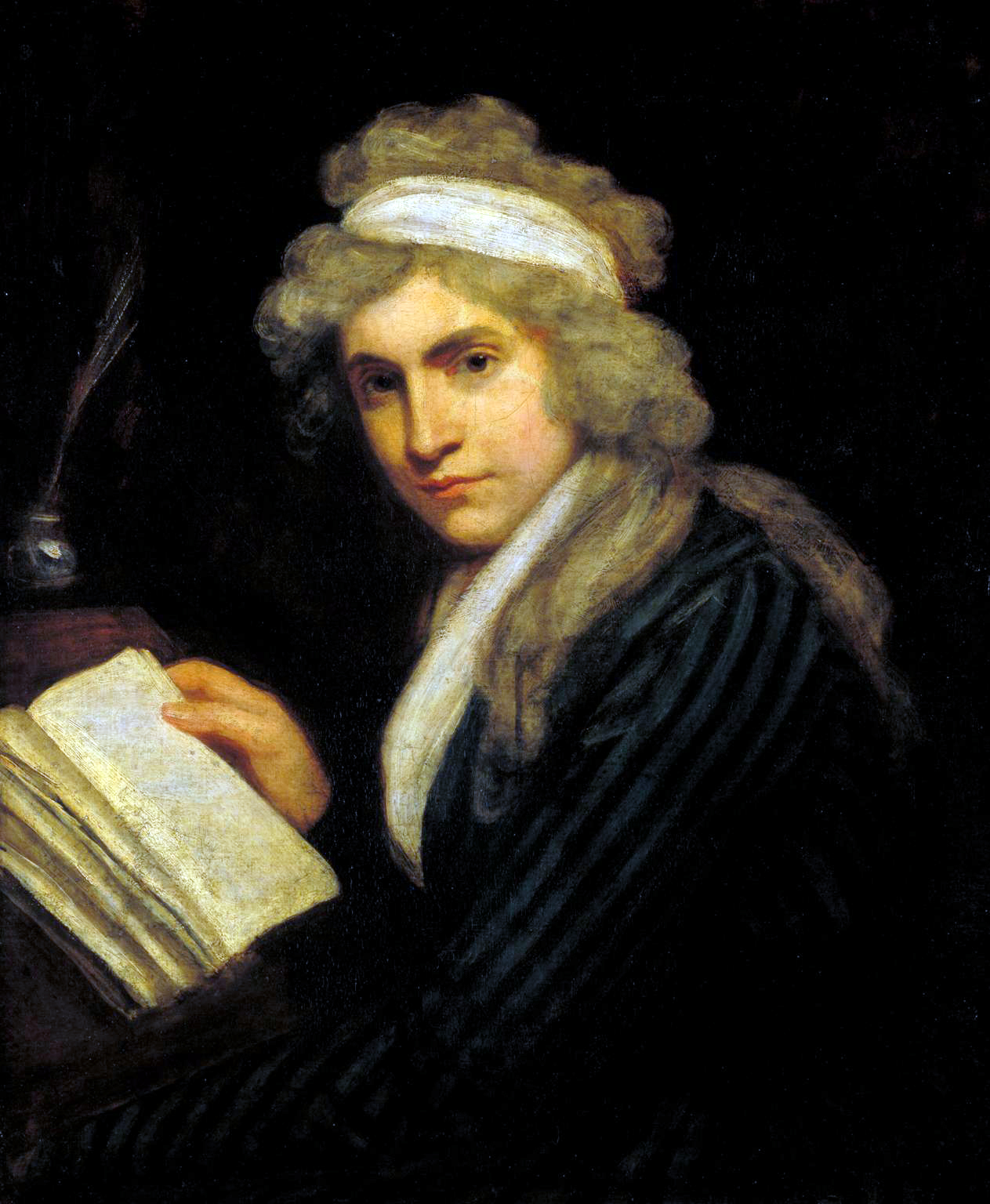 Portrait of writer and philosopher Mary Wollstonecraft by John Opie