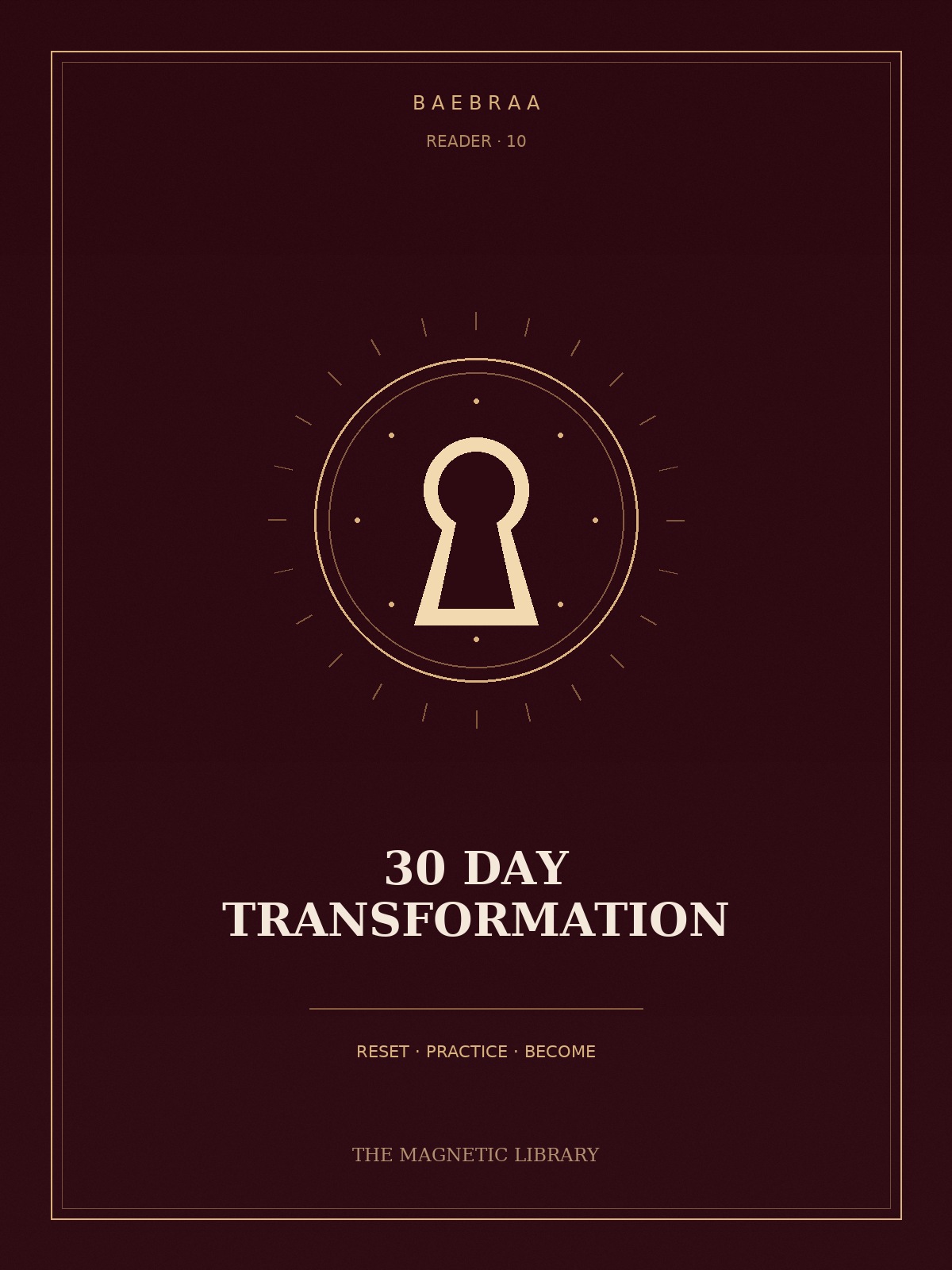 30-Day Transformation cover
