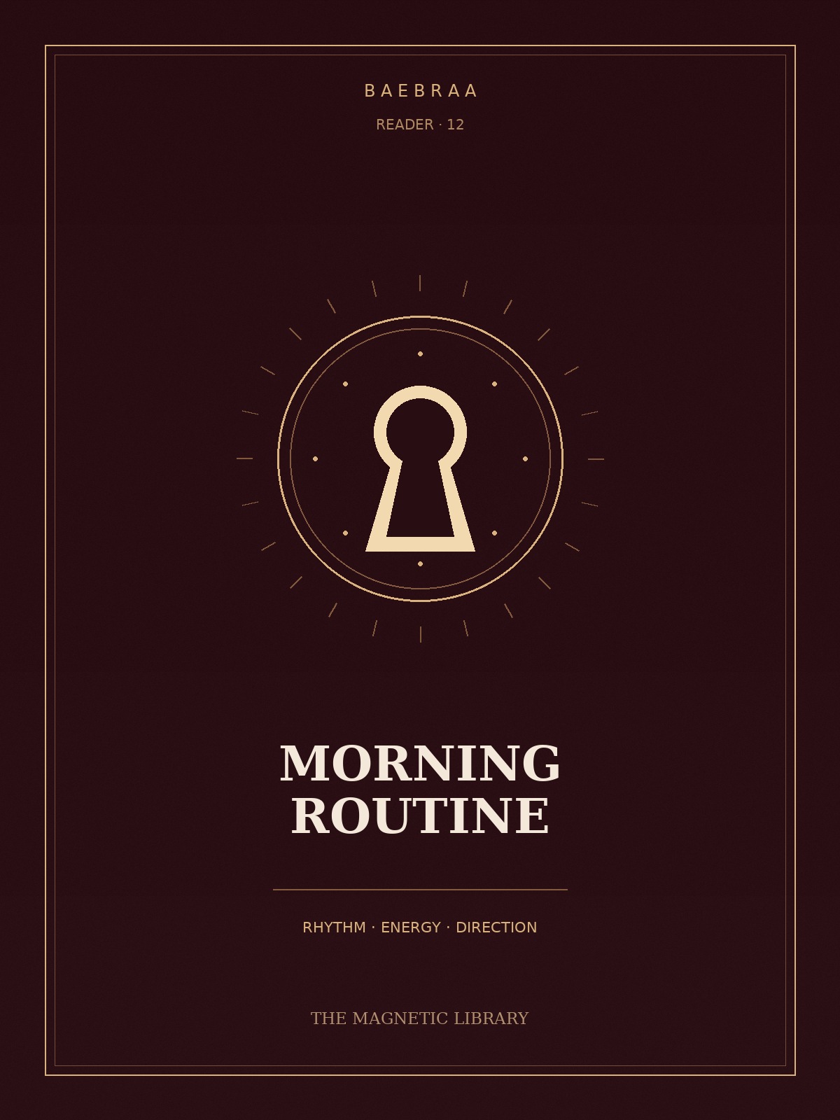 Morning Routine cover